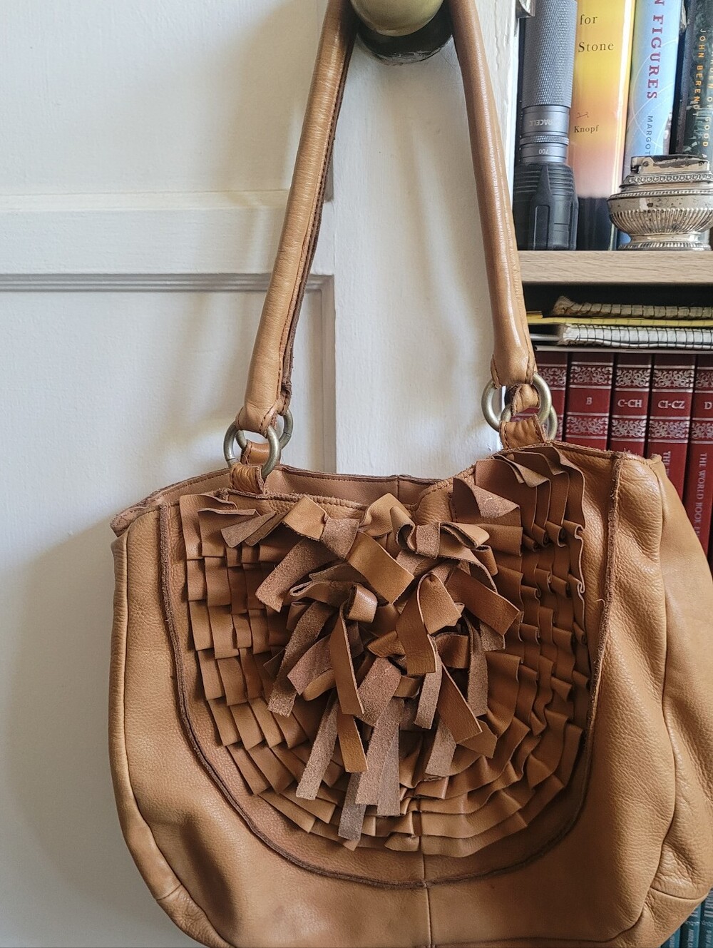 Anthropologie Lucky Penny Hobo Bag